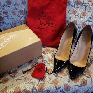 Christian Louboutin Patent Pigalle 120 Heels